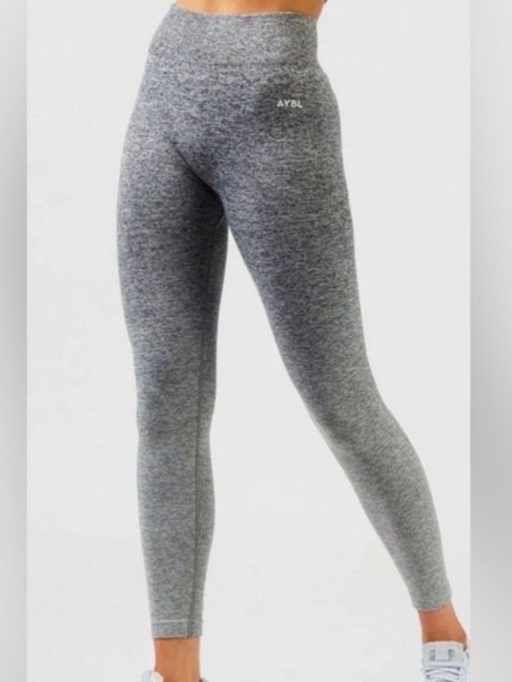 AYBL Gray Pulse Ombre Seamless High Waisted Leggings